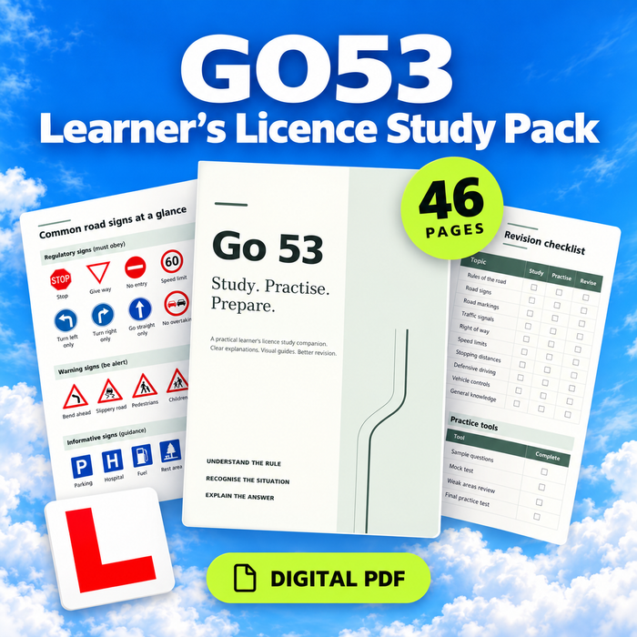 GO53 K53 Study Resource Bundle
